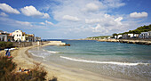 Stadtstrand von Santa Maria Al Bagno; Salento, Apulien, Italien