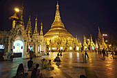 Shwedagon-Pagode; Rangun, Birma