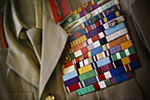 One Of Haile Selassie's Uniforms With Medal Ribbons, Inside Haile Selassie's Grand Palace, A Former University And Locally Known As Gannata Leul Palace; Addis Ababa, Ethiopia
