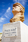 Paco Alba Statue; Cadiz, Andalusien, Spanien