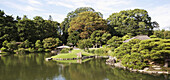 Koraku-En Gärten; Okayama, Präfektur Okayama, Japan
