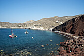 Roter Strand bei Akrotiri; Santorini, Griechenland