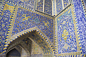 Tilework On Walls Of Imam Mosque, Imam Square; Isfahan, Iran