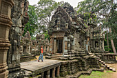 Tempel von Phimeanakas, erbaut im zehnten Jahrhundert von Rajendravarman und nach dem Wiederaufbau durch Suryavarman Ii, Angkor; Siem Reap, Kambodscha