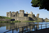Caerphilly Castle; Wales