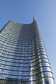 Skyscrapers In Financial District; Milan, Lombardy, Italy
