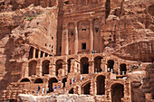 The Urn Tomb, Part Of The Royal Tombs; Petra, Jordan