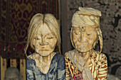 Wood-Carved Effigies Of The Deceased, Called Tau Tau, Lemo, Toraja Land, South Sulawesi, Indonesia