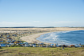 Panoramablick auf Cabo Polonio vom Leuchtturm aus; Cabo Polonio, Uruguay