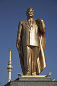Statue Of Saparmurat Niyazov (Turkmenbashi), Monument Of Independence, Independence Park; Ashgabad, Turkmenistan