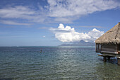 Waterfront Hotel Accommodation On Stilts; Tahiti