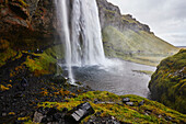 Seljalandsfoss Fall in Southern Iceland; Iceland