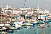 Boats in Ramsgate Harbour, Kent, United Kingdom