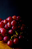 Close up of Red Wine Grapes