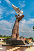 Peace monument, Luena, Moxico, Angola, Africa