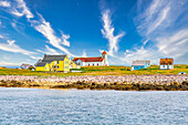 Alte Fischerhäuser, Ile aux Marins, Fischerinsel, Gebietskörperschaft Saint-Pierre und Miquelon, Überseeische Gebietskörperschaft Frankreichs, Nordamerika