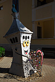 Liebesherz mit Vorhängeschlössern, Altstadt, Novigrad, Kroatien, Europa