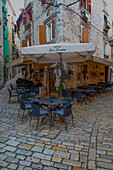 Corner Restaurant, Rovinj, Croatia, Europe