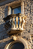 Decorative Balcony, Old Town, Pula, Croatia, Europe