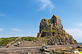 Chapel on the Hermitage Rock, Elizabeth Castle, Jersey, Channel Islands, Europe