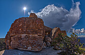 Storm clouds approaching Lipan Point at Grand Canyon South Rim, Grand Canyon National Park, UNESCO World Heritage Site, Arizona, United States of America, North America 