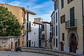 Gassen im historischen Zentrum von Palma, Mallorca, Balearen, Spanien, Mittelmeer, Europa