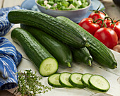 Cucumbers, Cucumis sativus