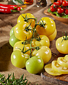 Yellow tomato, Solanum lycopersicum