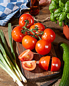 Tomate, Nachtschattengewächs (Solanum lycopersicum)