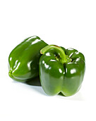 Green bell peppers, Capsicum annuum