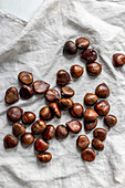 The making of roasted chestnuts