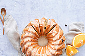 A circlular Citrus Bundt Cake