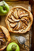 Apple Galettes with Green Apples