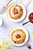 Strawberry Hand Pies with a Hazelnut Crust