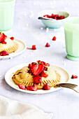 Strawberry Hand Pies with a Hazelnut Crust