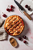 Cherry Pie with Lattice Crust