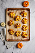 Homemade Pumpkin Cinnamon Knots pastry