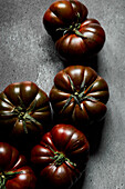 Marmonde tomatoes on a grey background