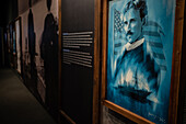 Painting at Nikola Tesla exhibition