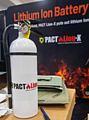 Lithium-ion battery fire extinguisher