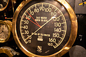 Depth gauge on submarine