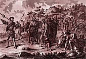 Expulsion of the Moriscos from Spain, illustration
