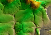 Stonehenge and surrounding area, 3D LiDAR scan