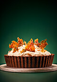 Mississippi Mud Pie with Tahini Cream and Brittle