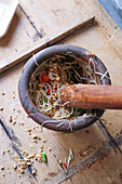 Green papaya salad from Thailand