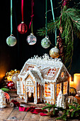 Large gingerbread house