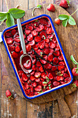 Ofengebackene Erdbeeren mit frischer Vanille