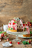 Erdbeer-Kuppelkuchen mit Frangipane