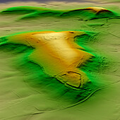 Borough Hill, UK, 3D LiDAR scan