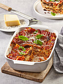 Beef lasagne with ricotta + steps